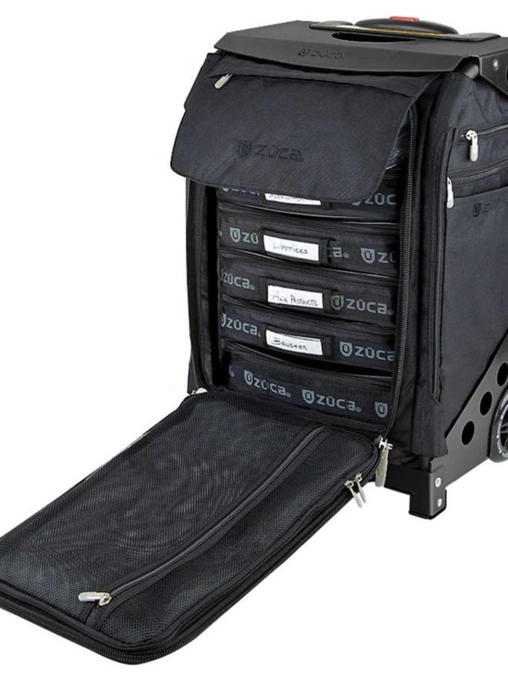ZUCA pro artist flyer carry on case with cover (used- no insert bags)